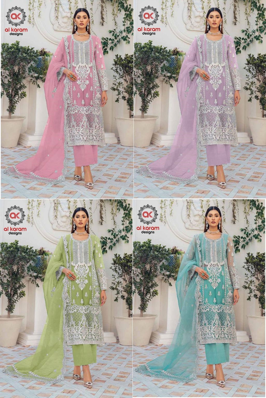 Al Karam 7786 Pakistani Salwar Suits Catalog